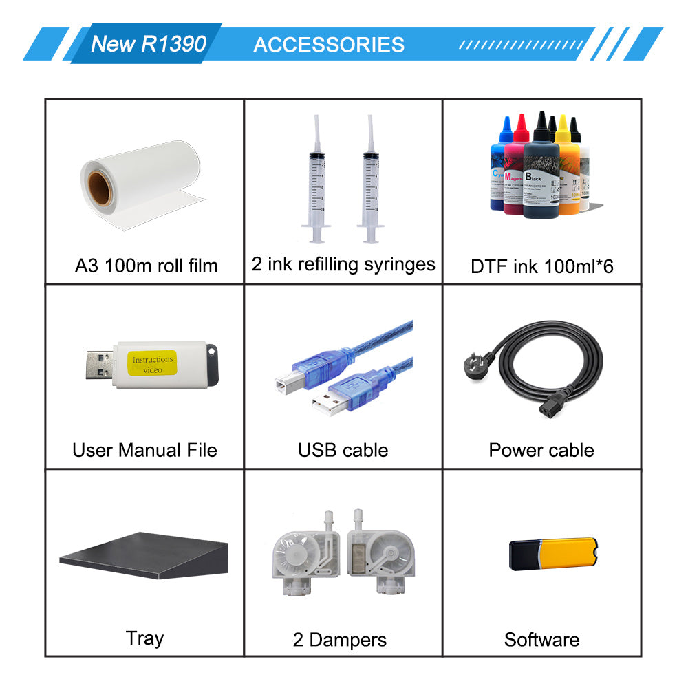 Colorsun KS-R1390 A3 DTF Printer