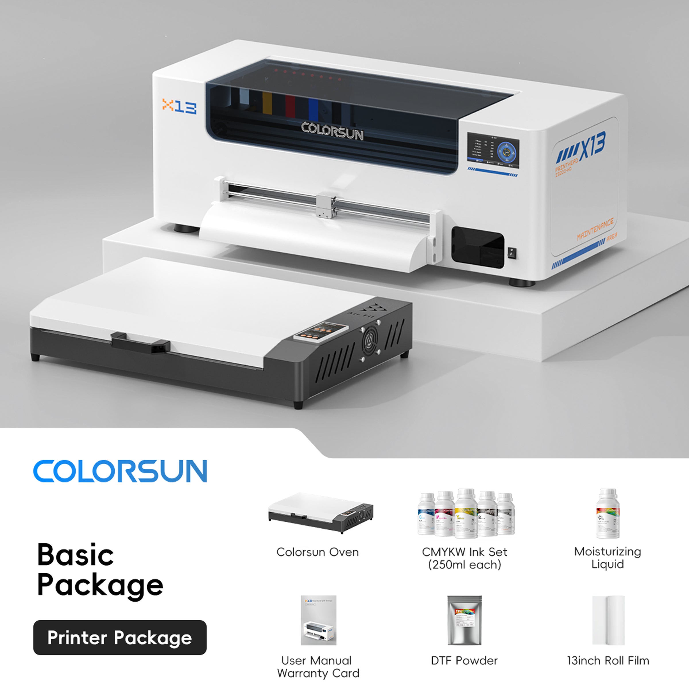 Deposit: Colorsun X13 DTF Printer