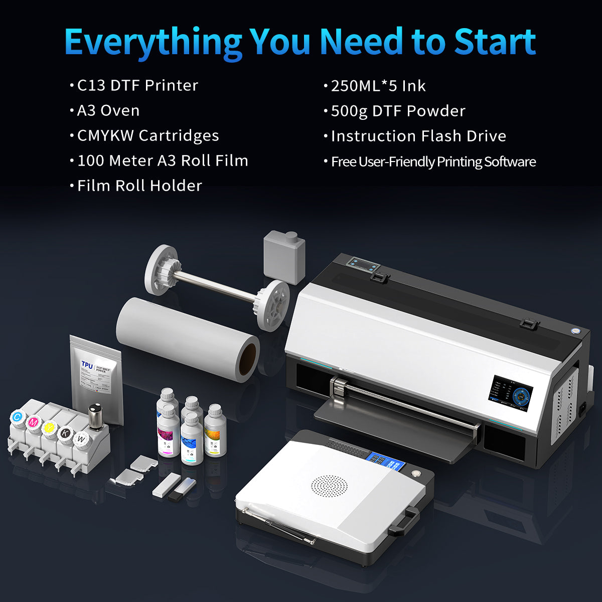 Colorsun C13-3200 Industrial DTF Printer