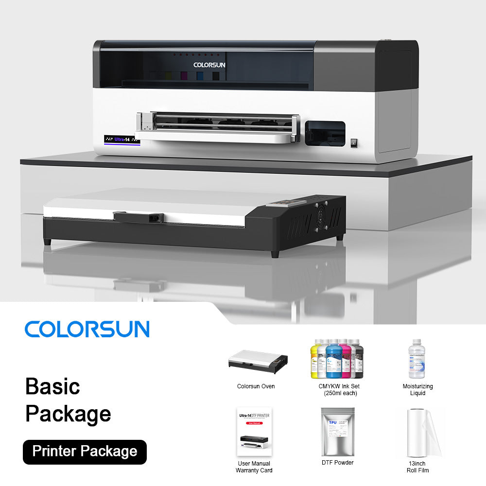 Colorsun Ultra-14-XP600 Commercial DTF Printer
