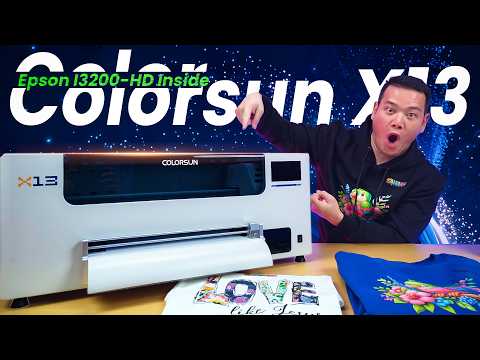 Load video: Colorsun X13 DTF Printer