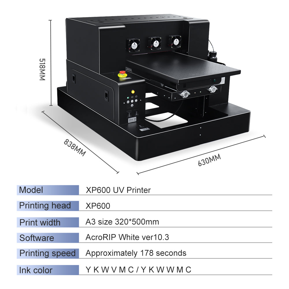 Colorsun A3 XP600 UV Printer