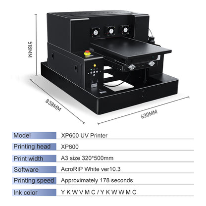 Colorsun A3 XP600 UV Printer