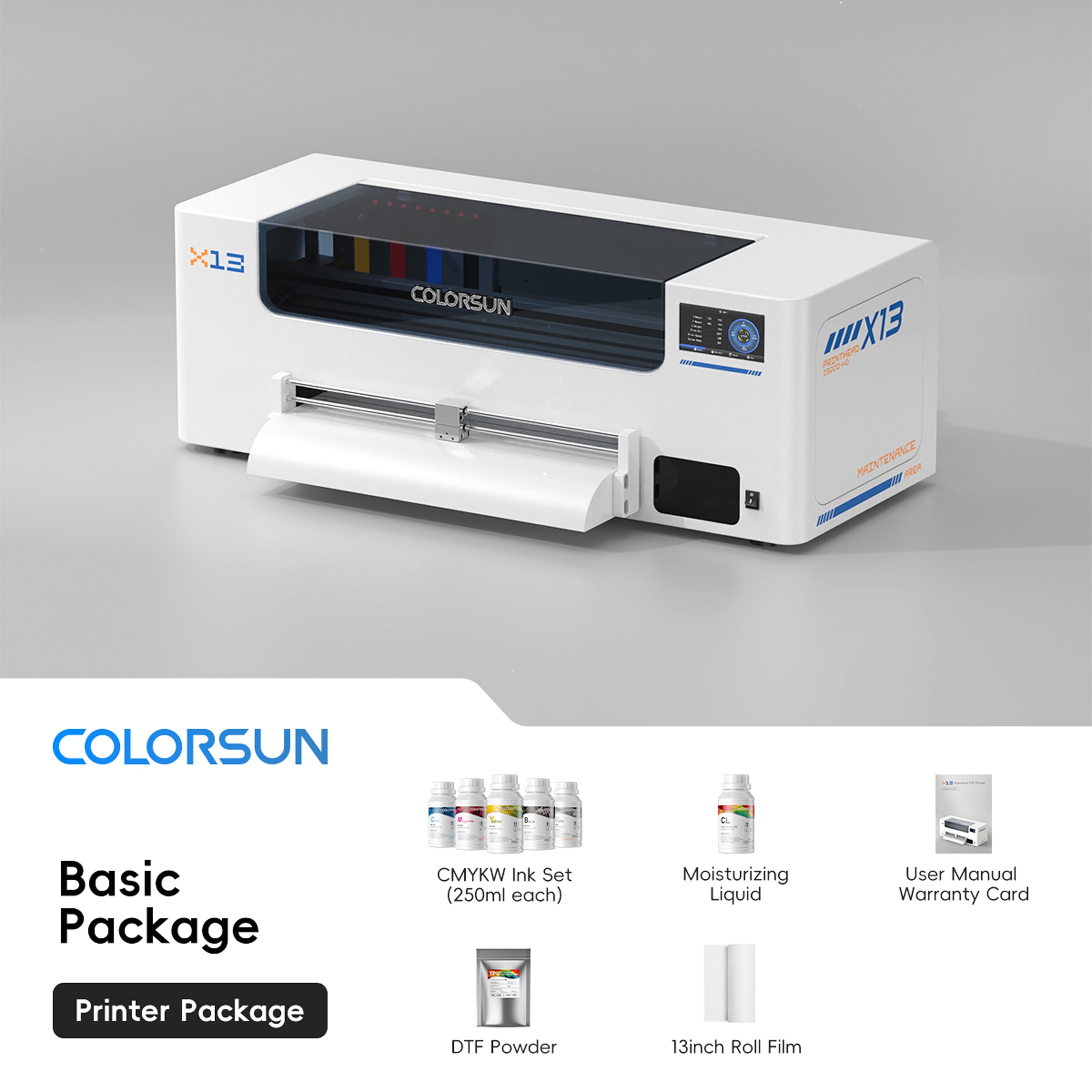 Deposit: Colorsun X13 DTF Printer