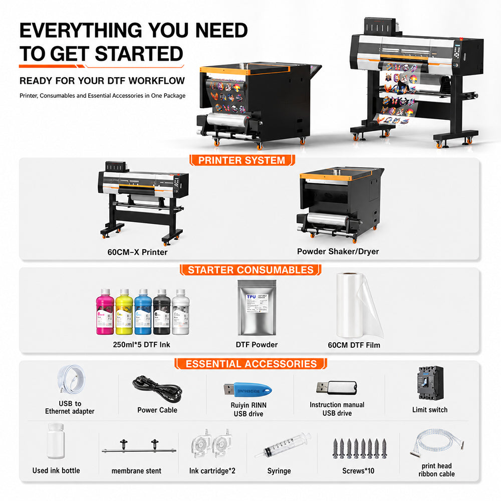 ColorSun 60CM-X  DTF Printer